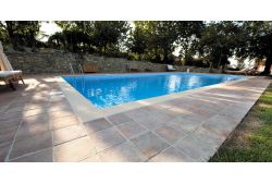 25x25 cm quadratische Terracotta-Fliese